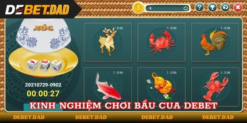 Kinh nghiệm chơi game bầu cua thắng lớn